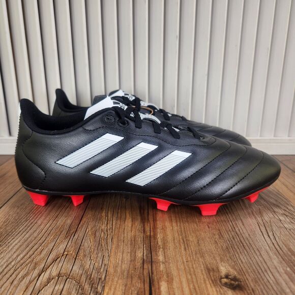 Adidas Goletto VIII FG Men\'s 8.5 Black White Athletic Soccer Cleats Boot GX7793 main image 4